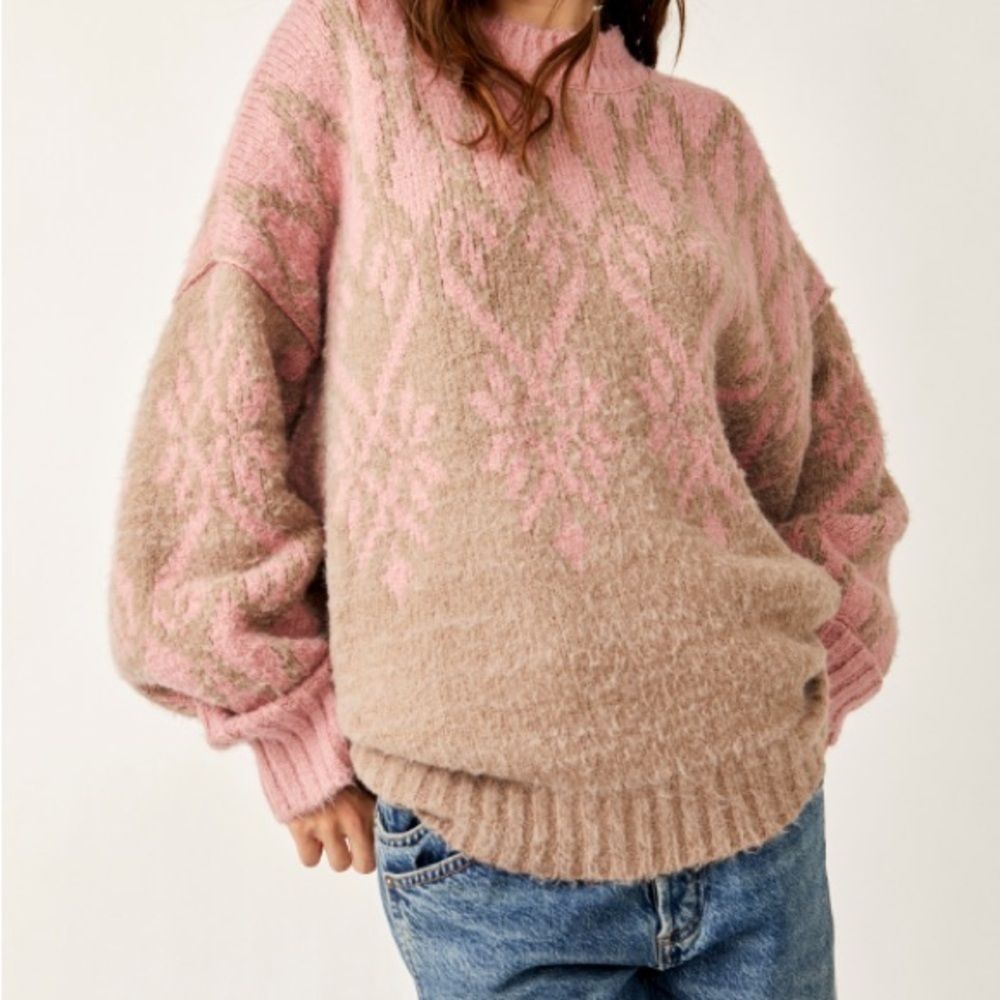 Free People Fireside Tunic Sweater Size M
